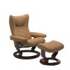 STRESSLESS WING (L) CLASSIC RECLINER TAUPE