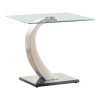 ARCHES GLASS TOP END TABLE