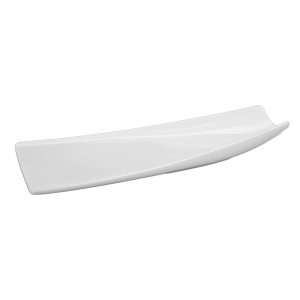 FIN SERVING PLATTER 14x6 WHITE