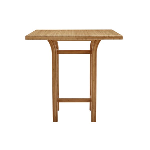 Solid bamboo counter height table