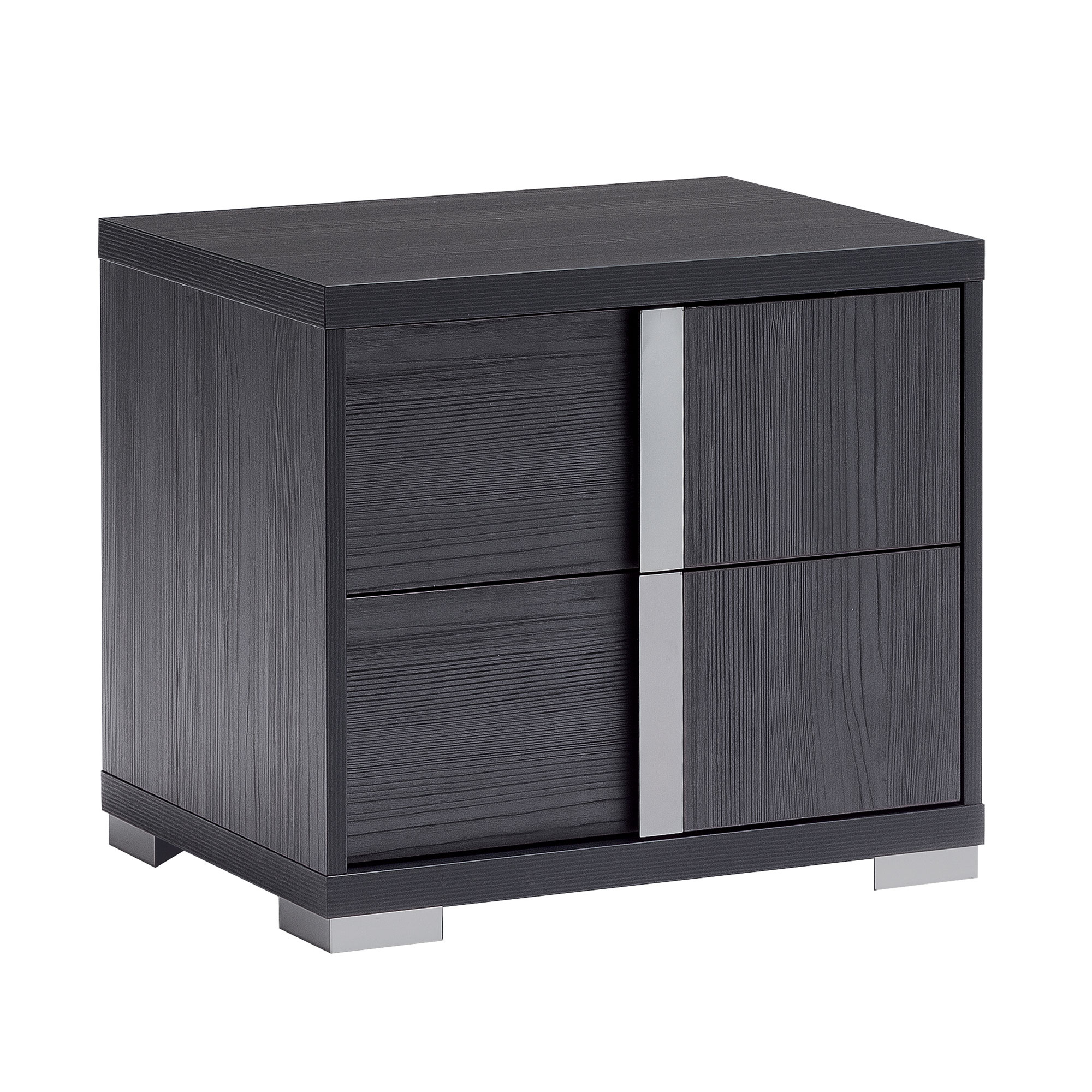Alf_Etna_Black_Two_Drawer_Nighstand