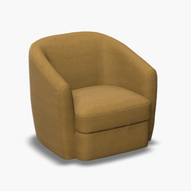 Palliser_Dorset_Swivel_Chair_Yellow_Fabric