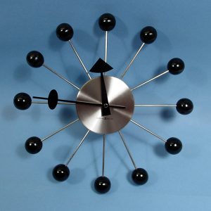 Ball Wall Clock MCM mid-century
