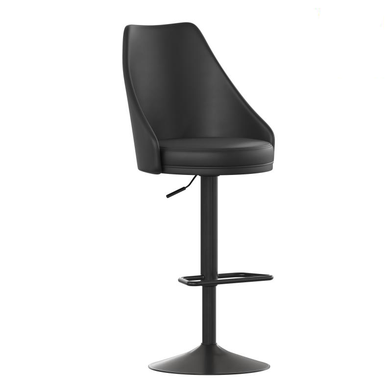 Front Angled Profile of Adjustable Height Stool