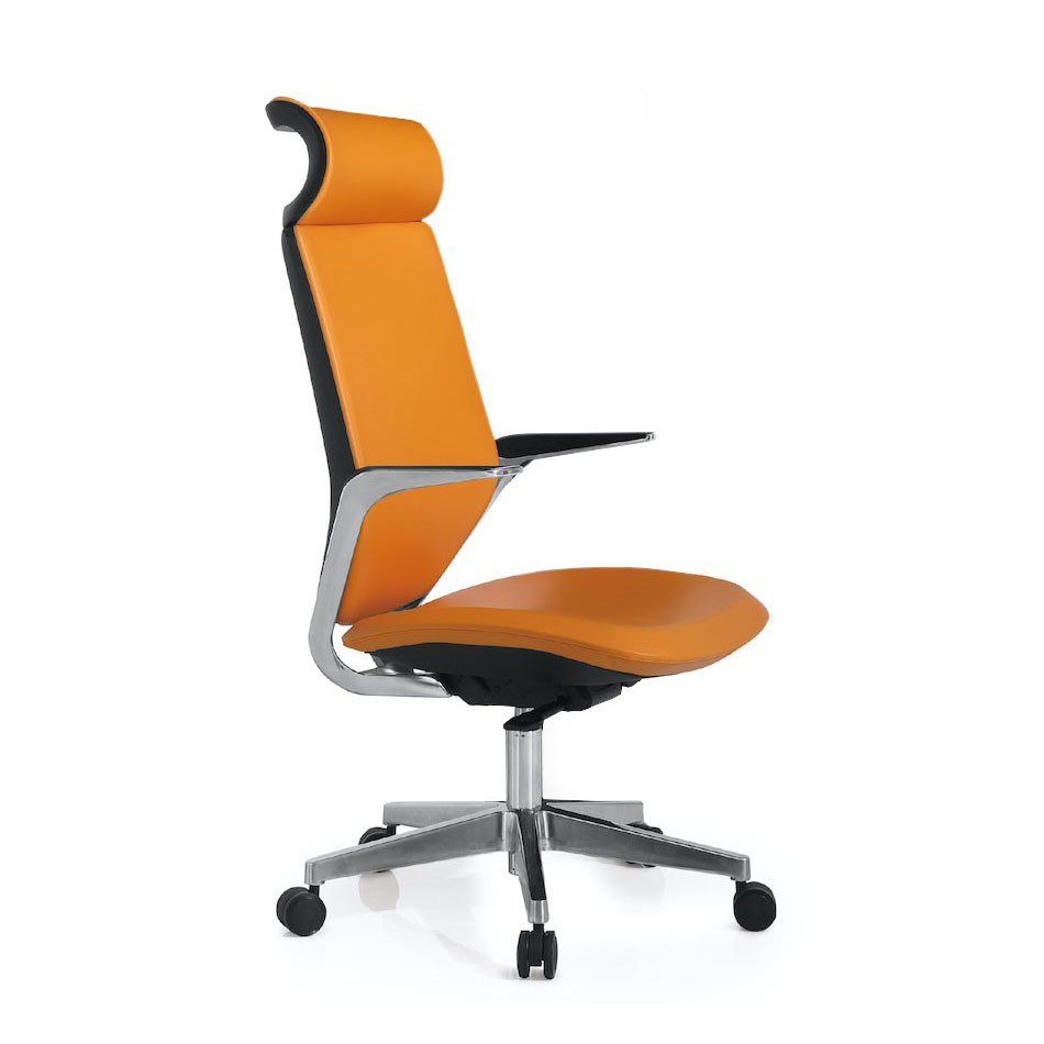 Orange High Back Executive Flow Chair