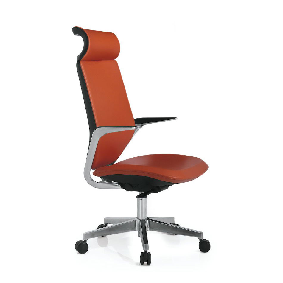 Red High Back Flow Office Chair