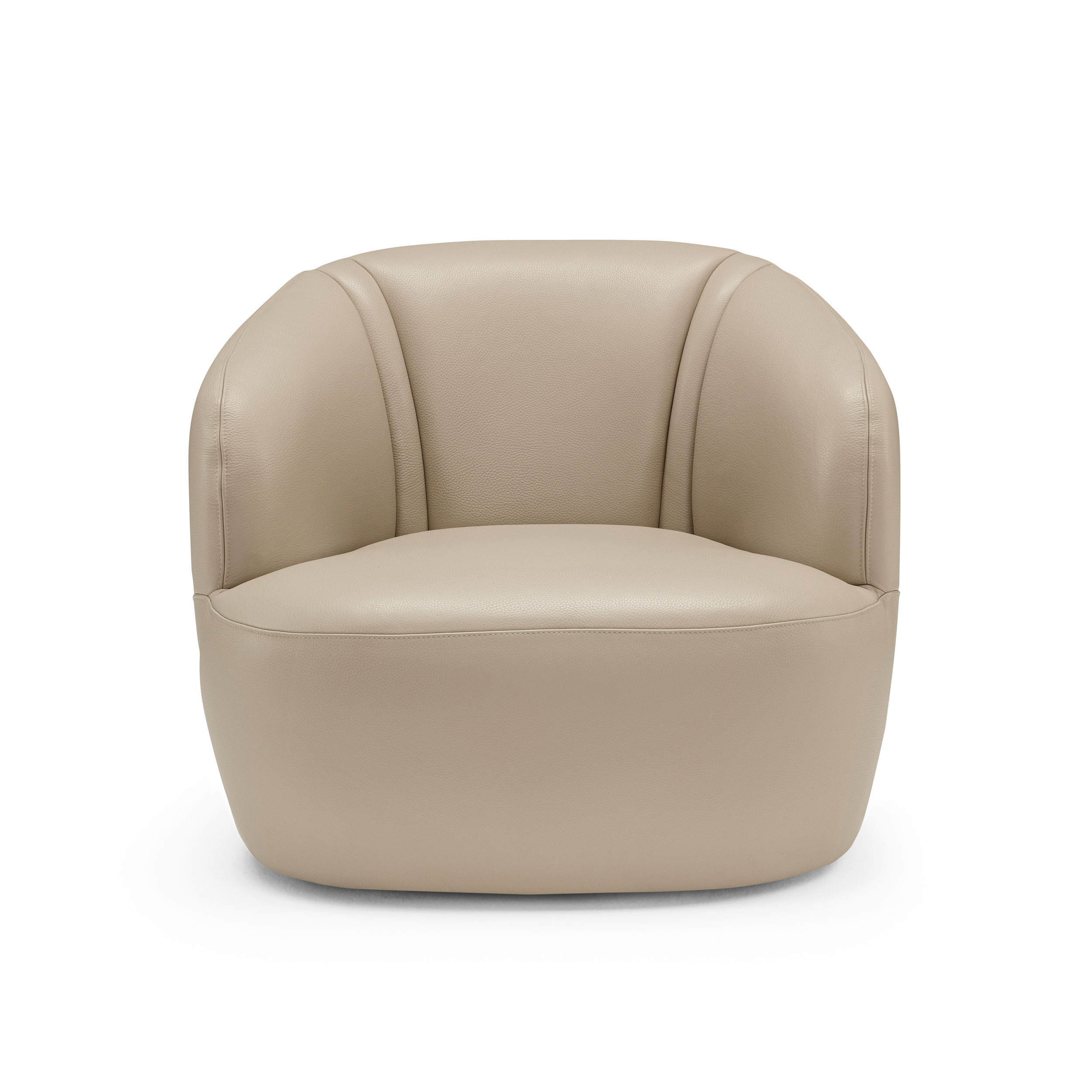 Ember Swivel Glider Leather Chair
