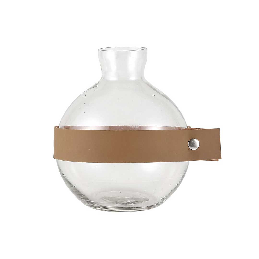 Clear_glass_vase_with_natural_leather_belt_G2734
