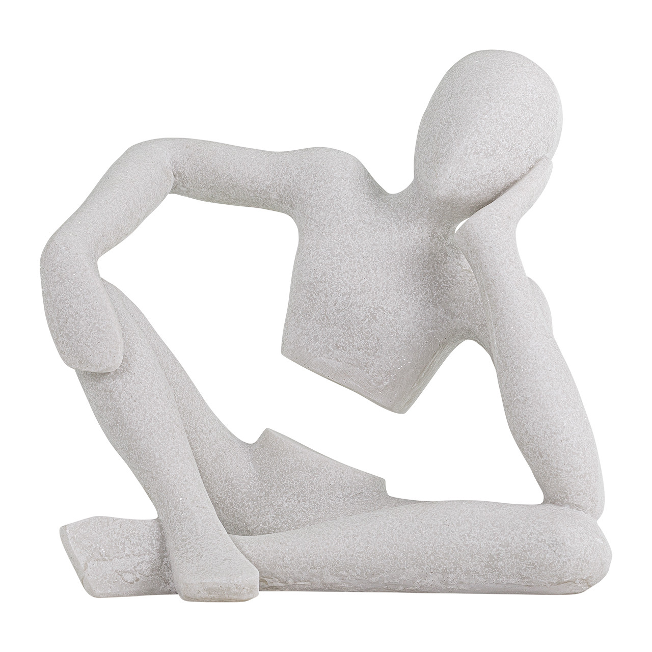 White_The_Thinker_Sculpture