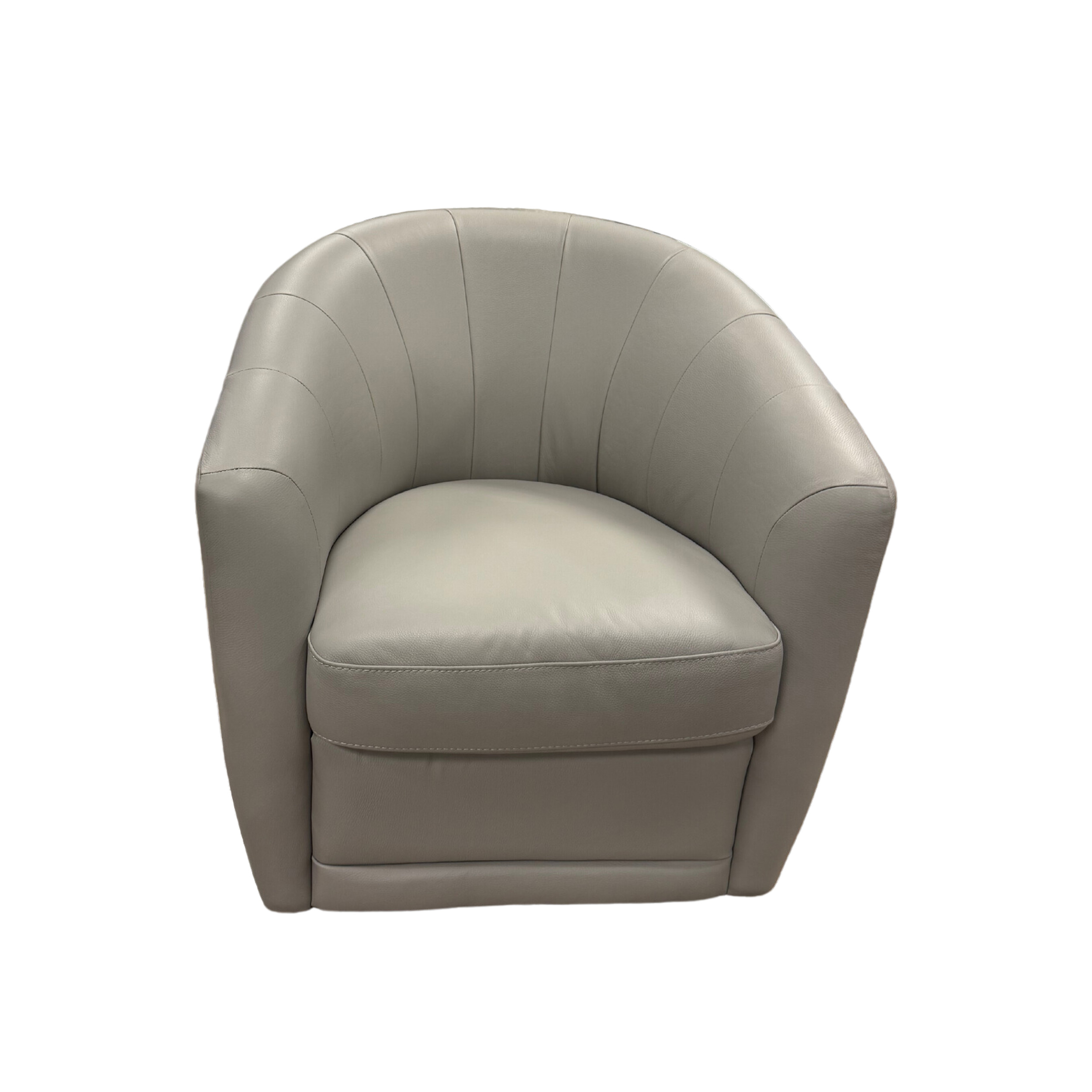 Natuzzi_Editions_Leather_Barrel_chair