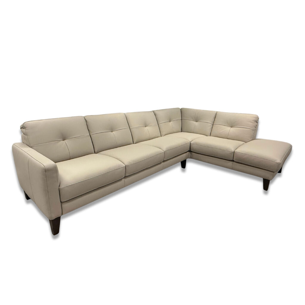 Max_Divani_Italian_Made_Stationary_Sectional_Taupe_Leather