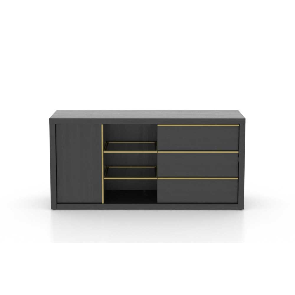 Canadel_Modern_Collection_Buffet_with_Gold_Accents