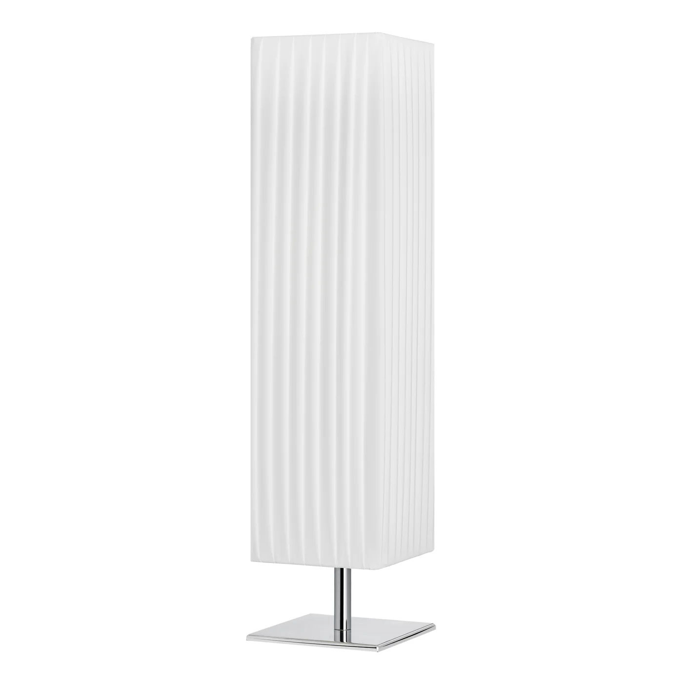 SQUARE COLUMN TABLE LAMP WHITE - Contemporary Galleries