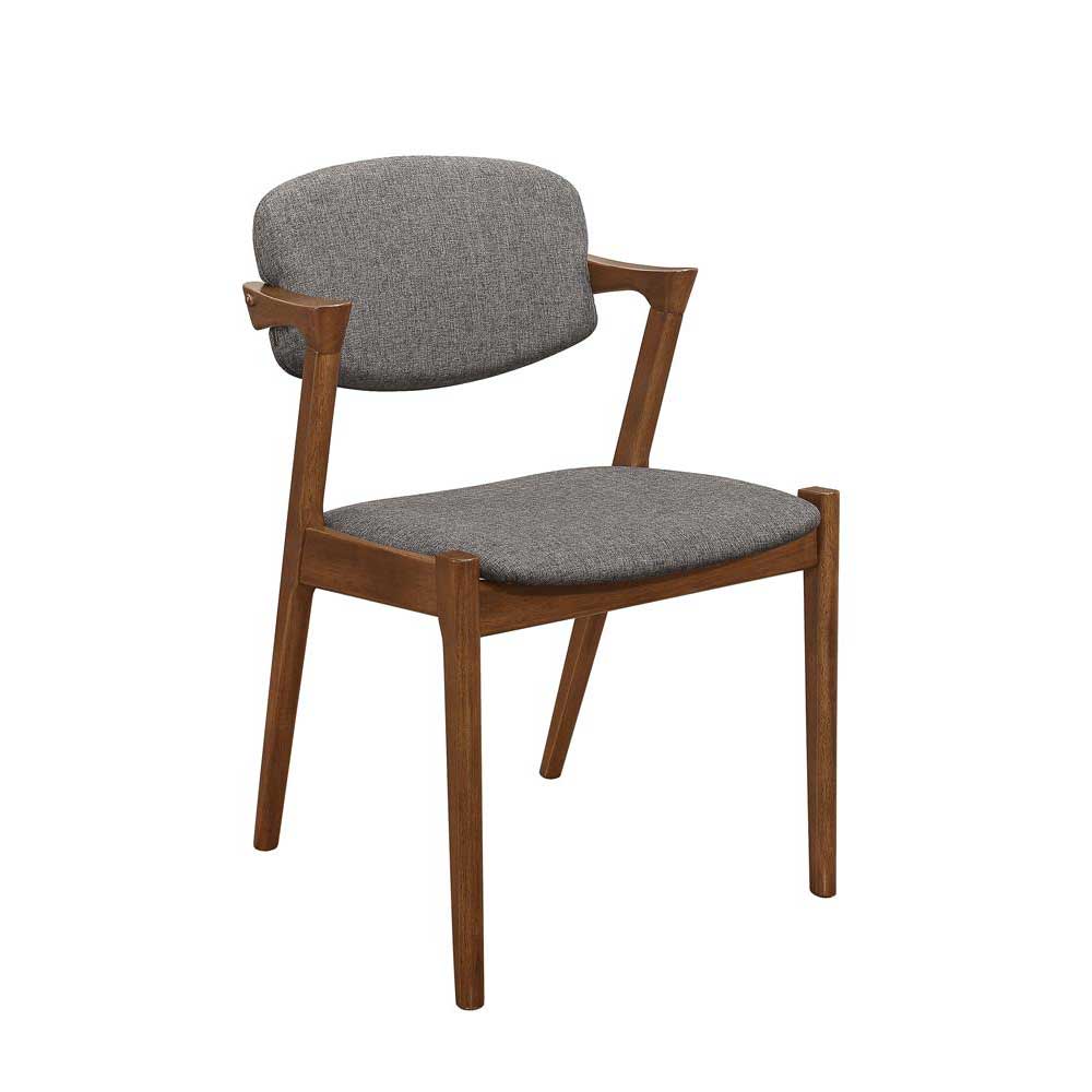 Coaster_Walnut_Partial_Arm_Side_Chair