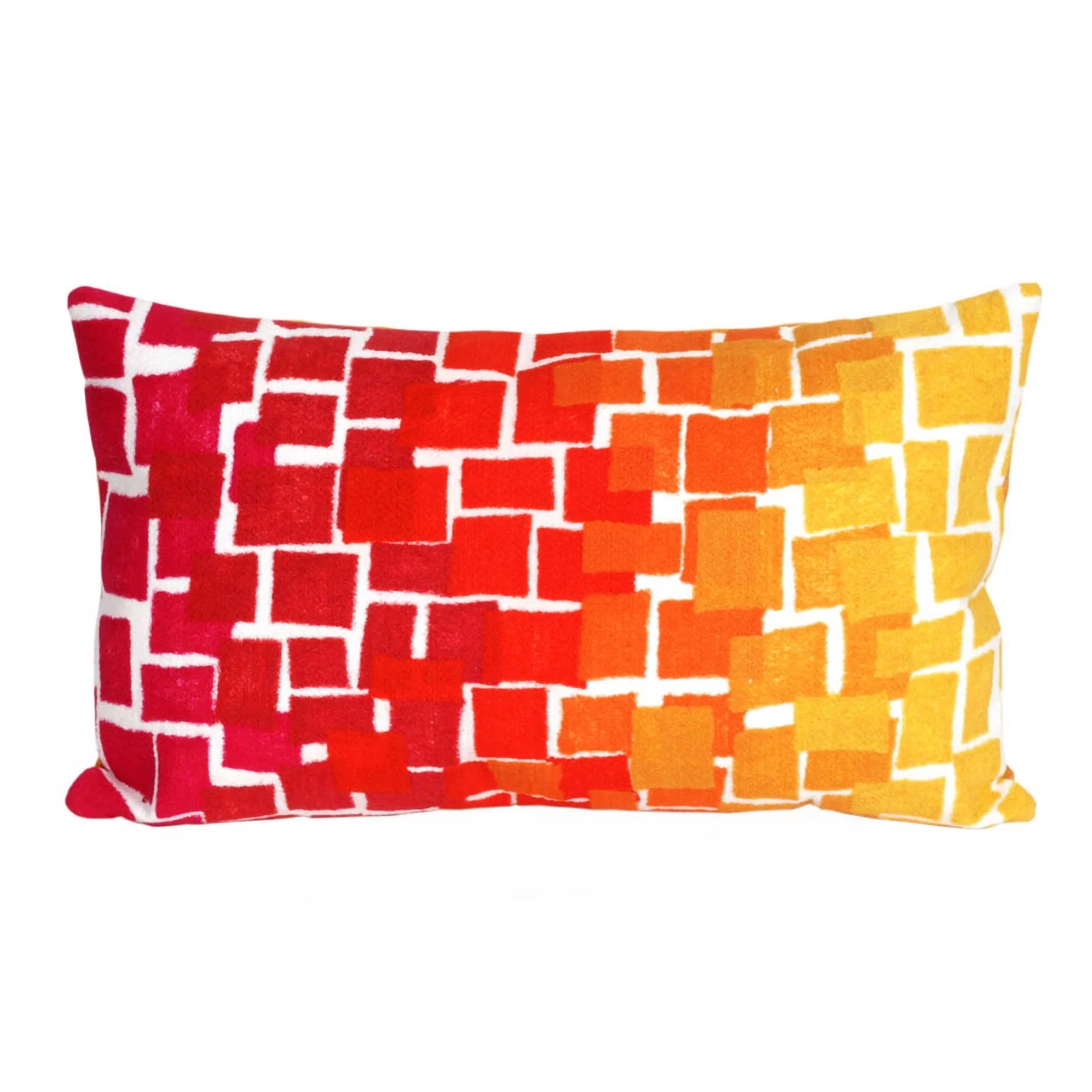 Ombre_Tile_Warm_Kidney_Pillow_orange_red_Yellow