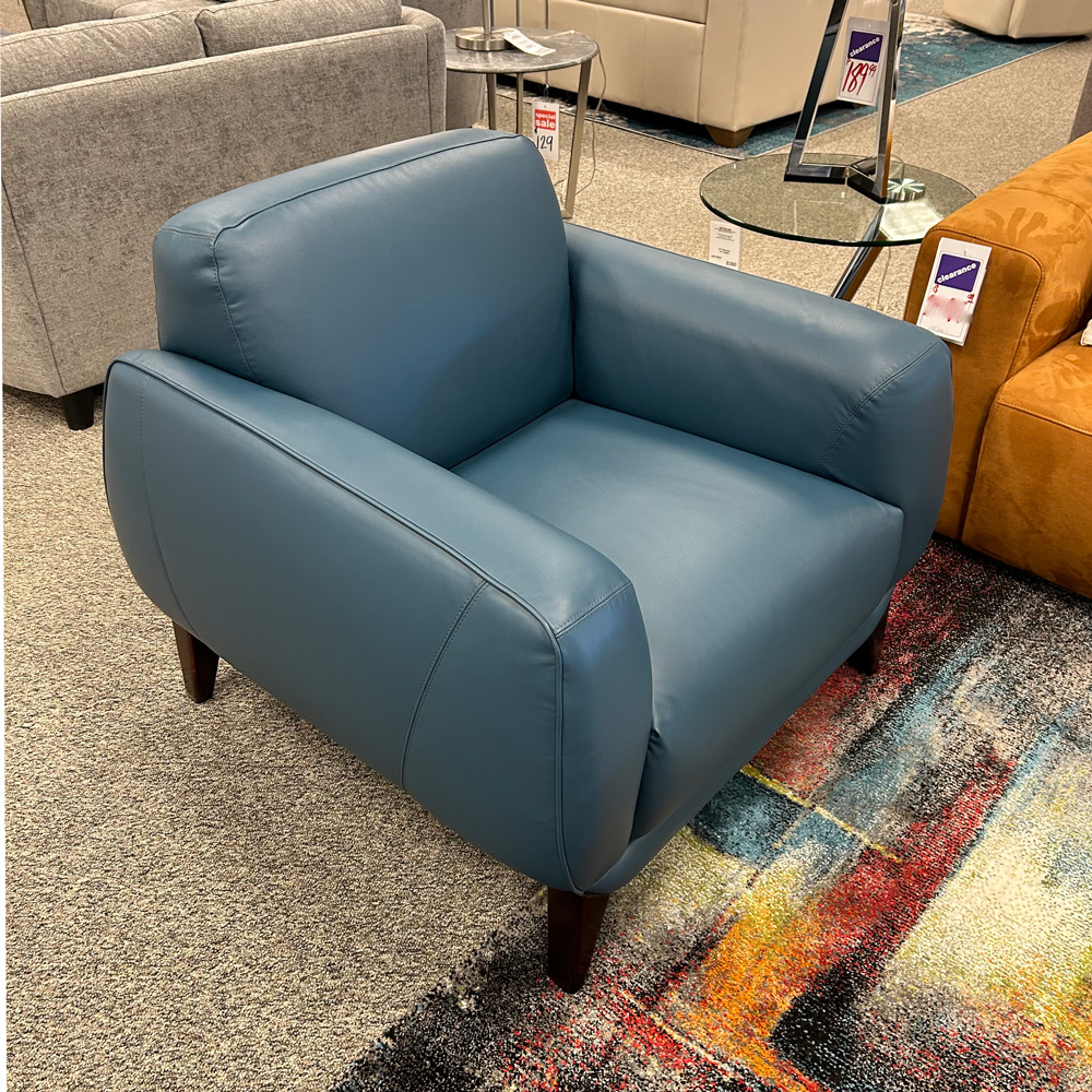 Natuzzi_Editions_Bristol_Teal_Leather_Chair