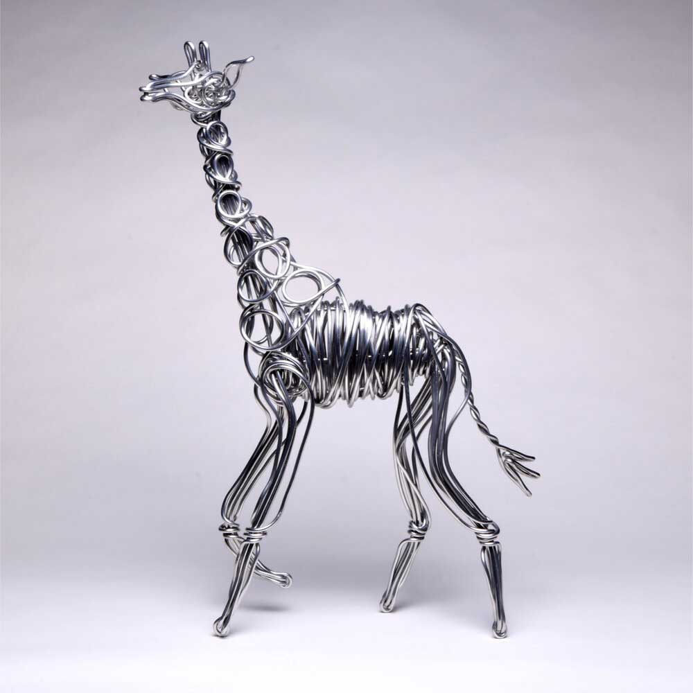 Handmade_Aluminum_Giraffe_Sculpture