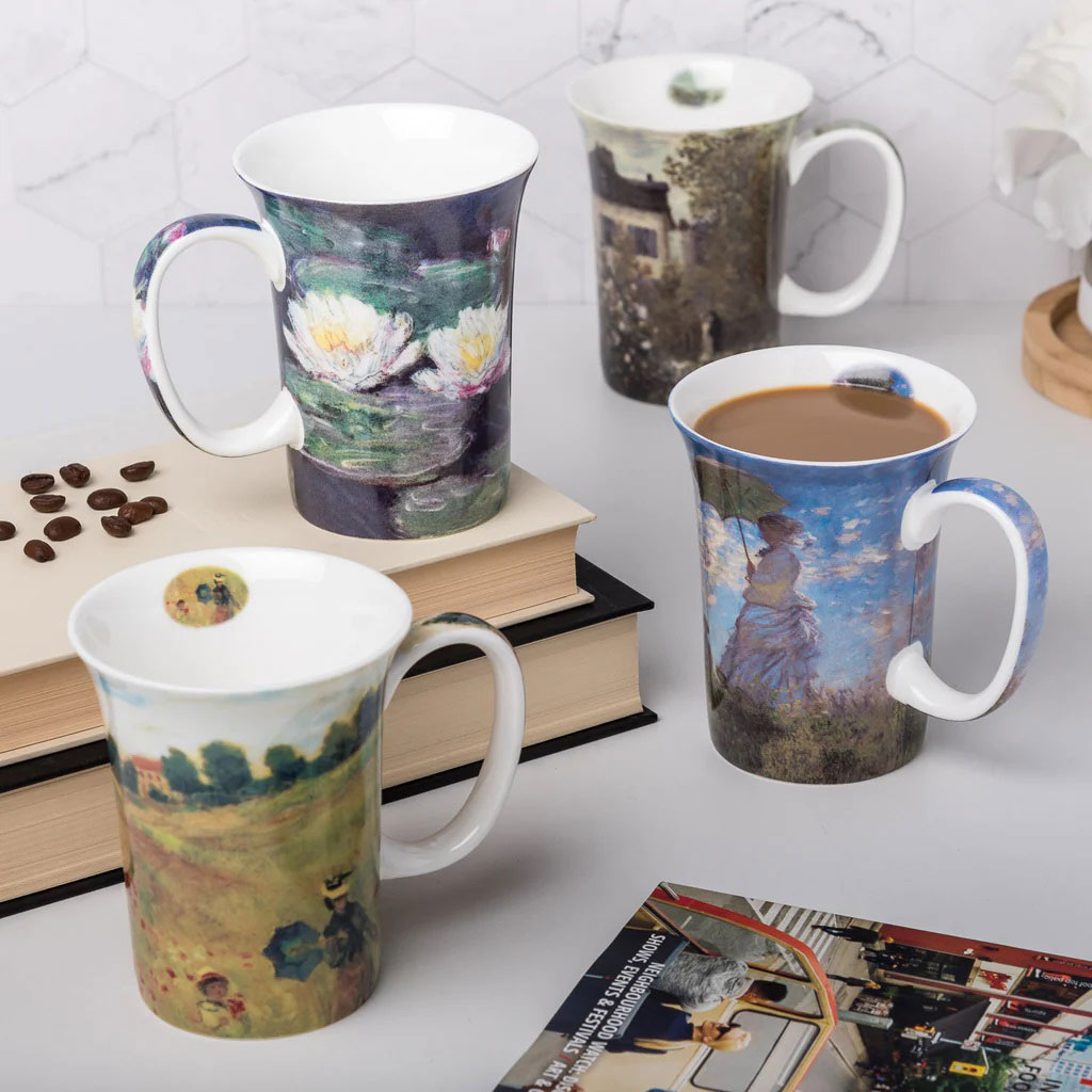CLAUDE MONET ASSORTED IMAGES SET/4 MUGS - Image 2