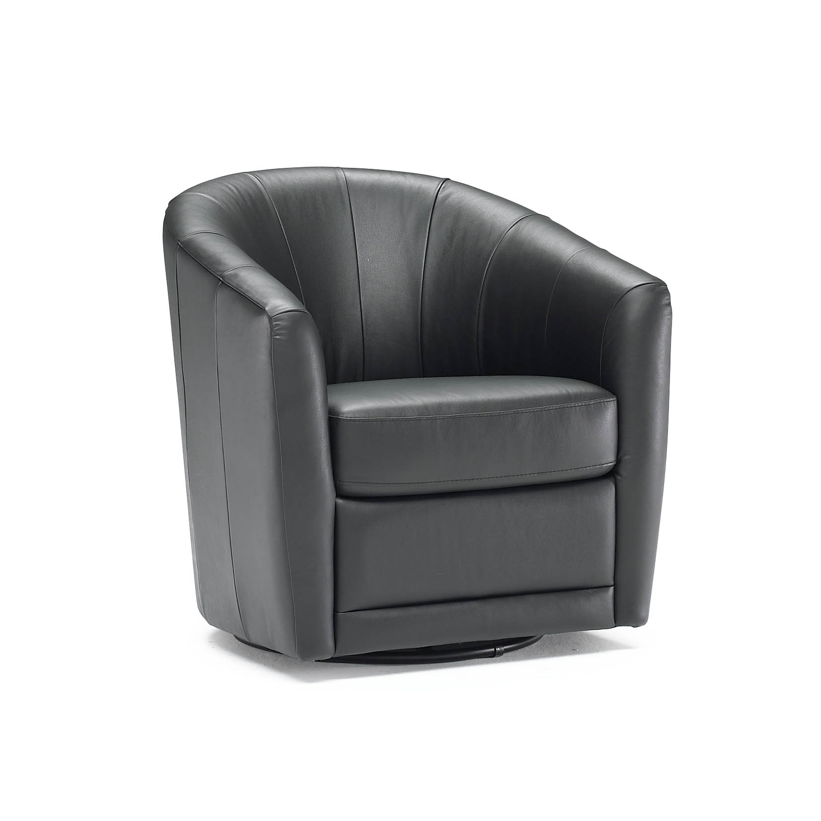 Natuzzi_B596_Leather_Swivel_Chair