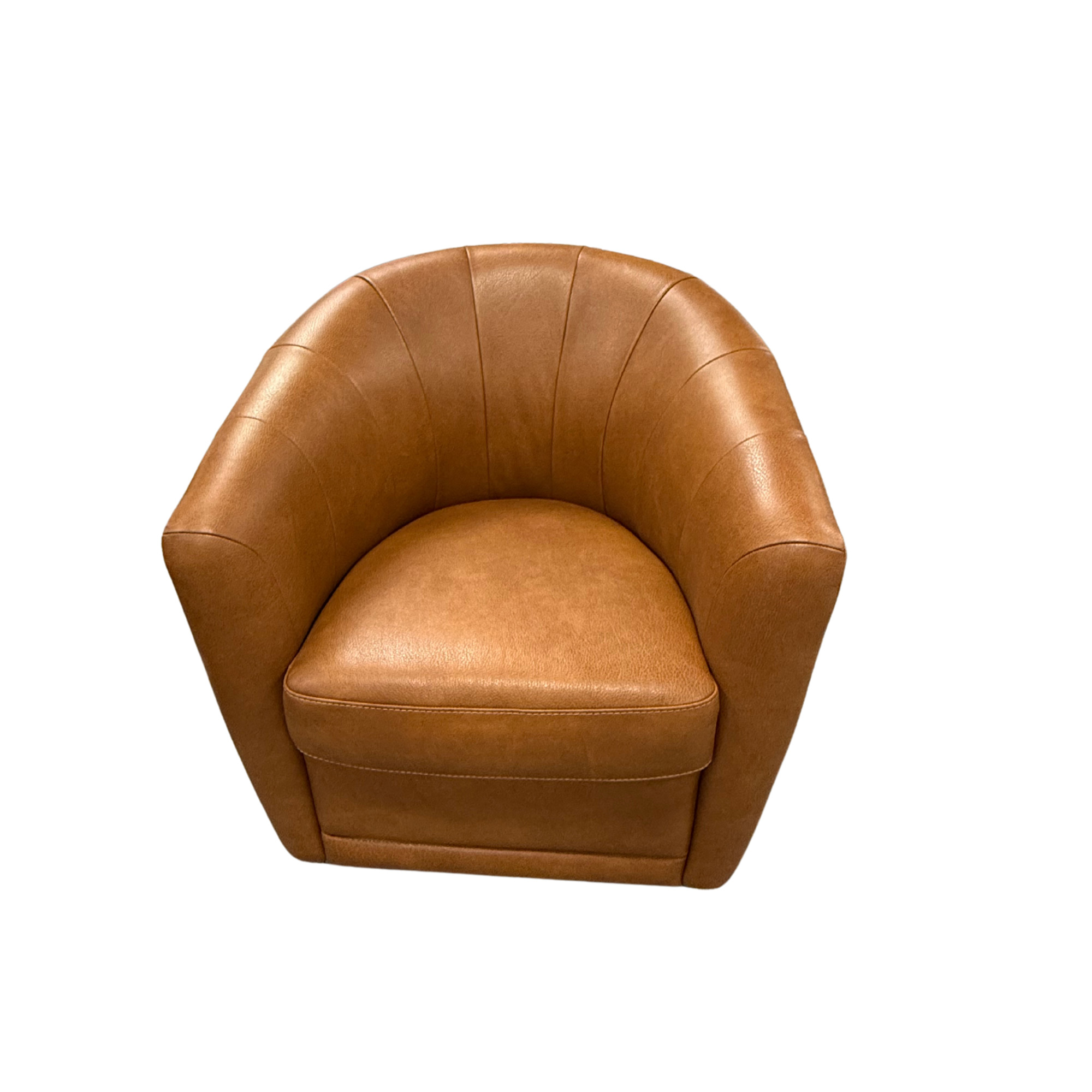 Natuzzi_Leather_Swivel_Chair