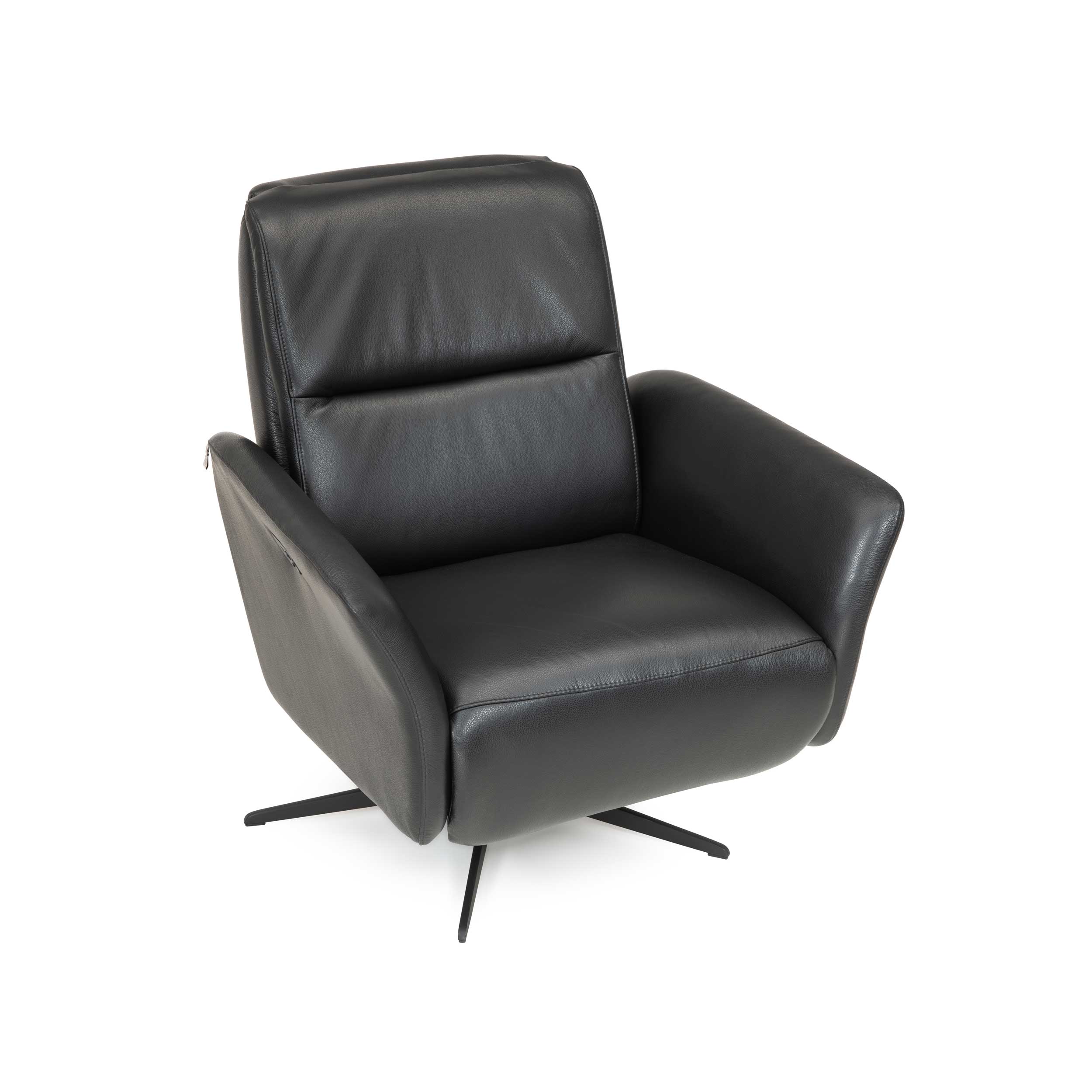 Hjort_Knudsen_Chair_Recliner_Black_Leather