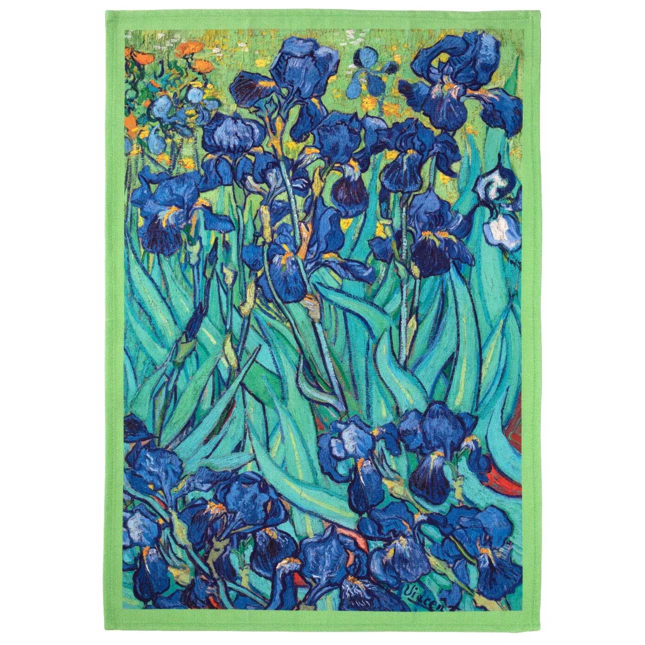 van_Gogh_Irises_Tea_Towel