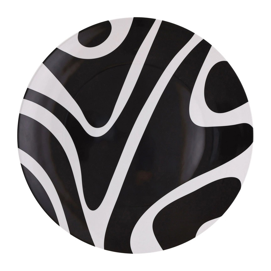 Black_White_Abstract_Modern_Round_Platter