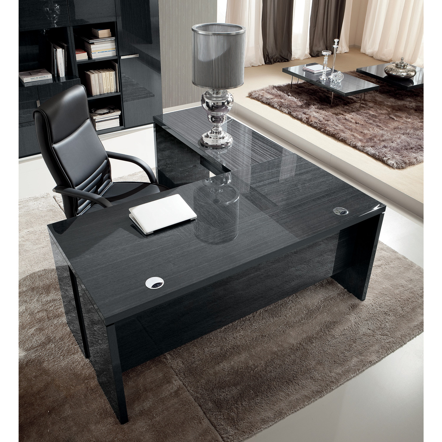 Montecarlo_High_gloss_Executive_Desk_with_Return