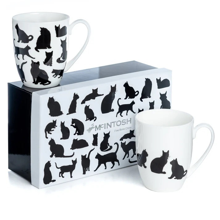 Black_White_Cat_Silhouettes_on_Mugs