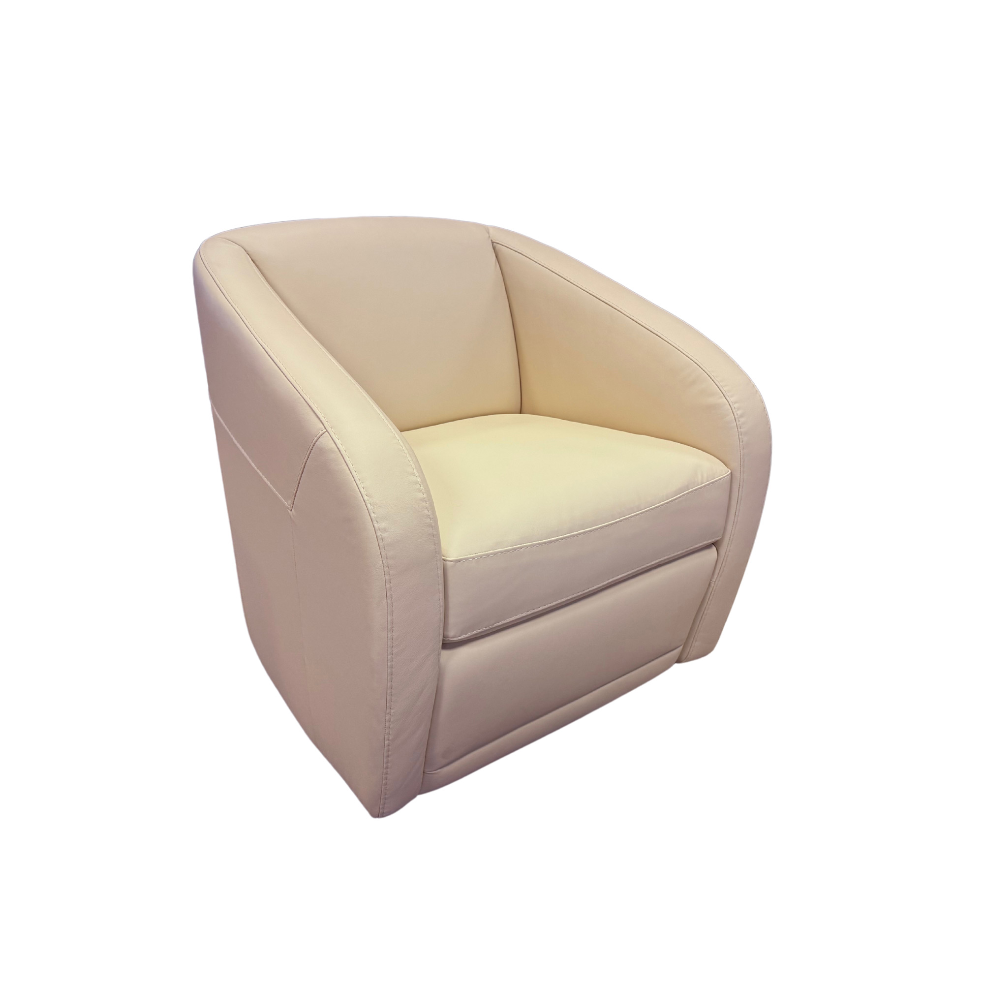 Max_Divani_Cream_Leather_Easy_Swivel_Chair