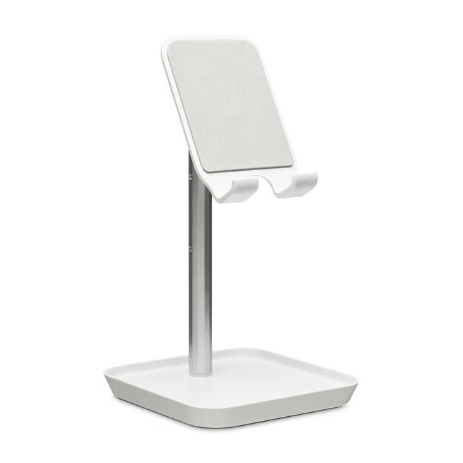Kikkerland_US039_White_Cell_Phone_Stand