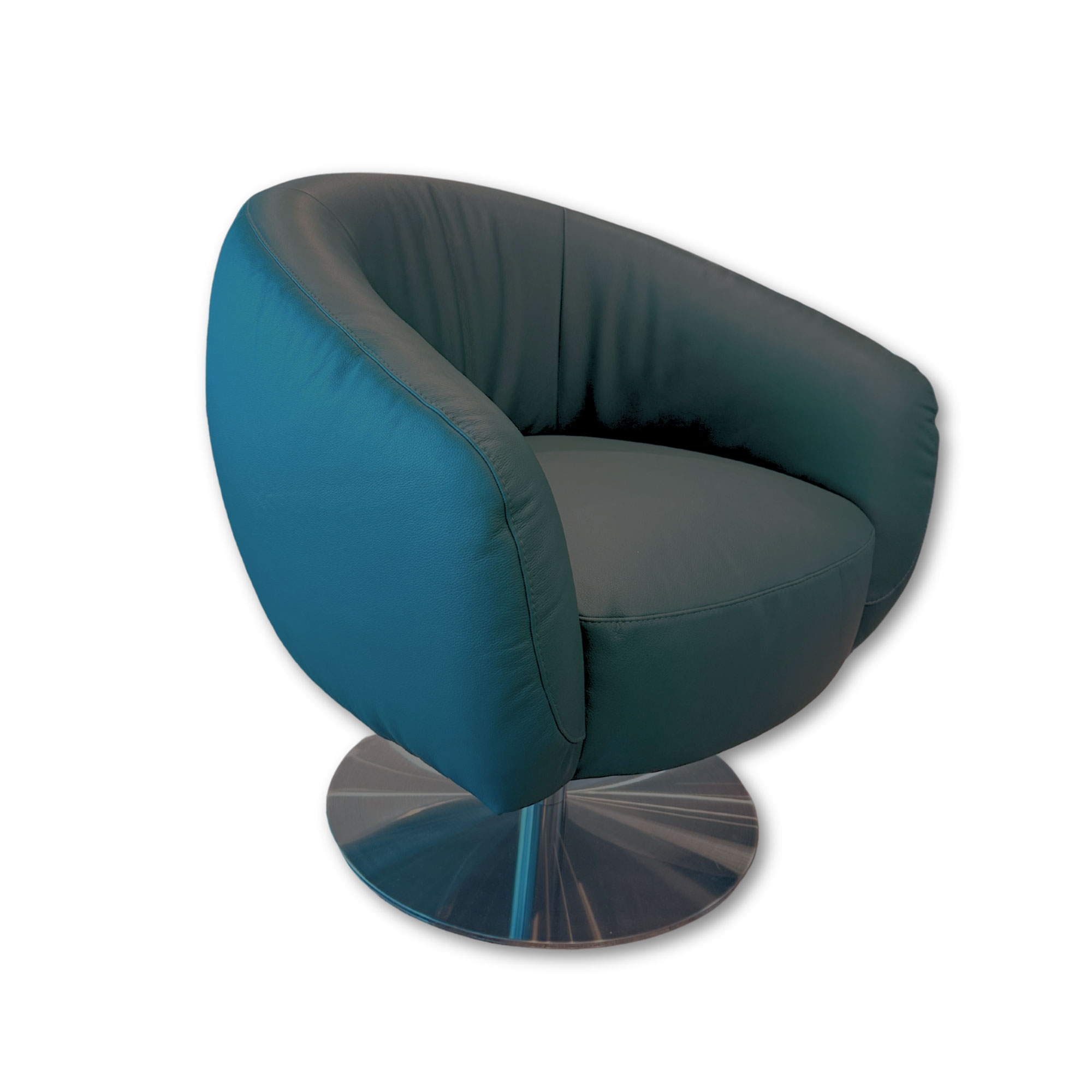 Max_Divani_Chloe_Swivel_Leather_Green_Chair