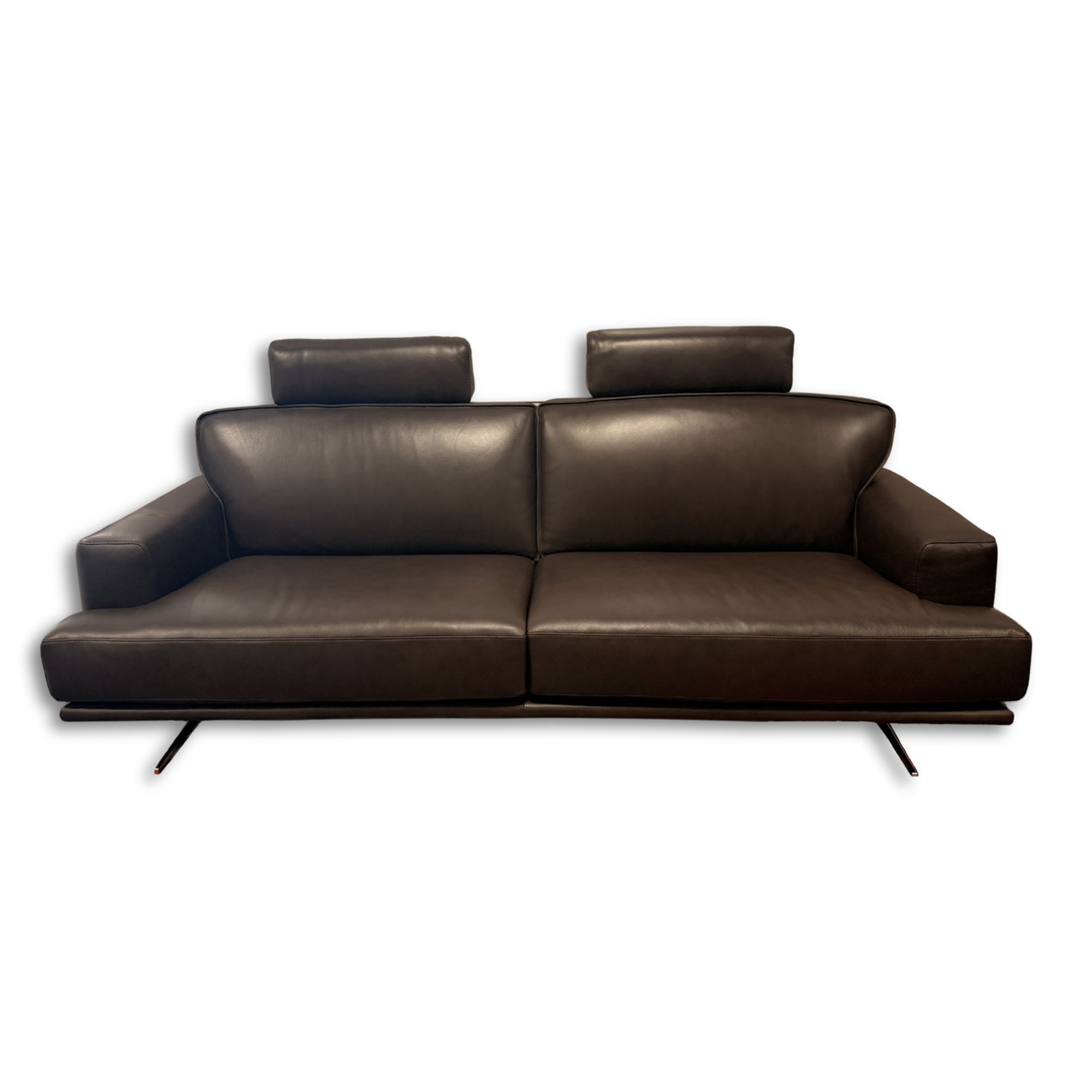 Max_Divani_Masseto_Brown_Leather_Italian_Sofa