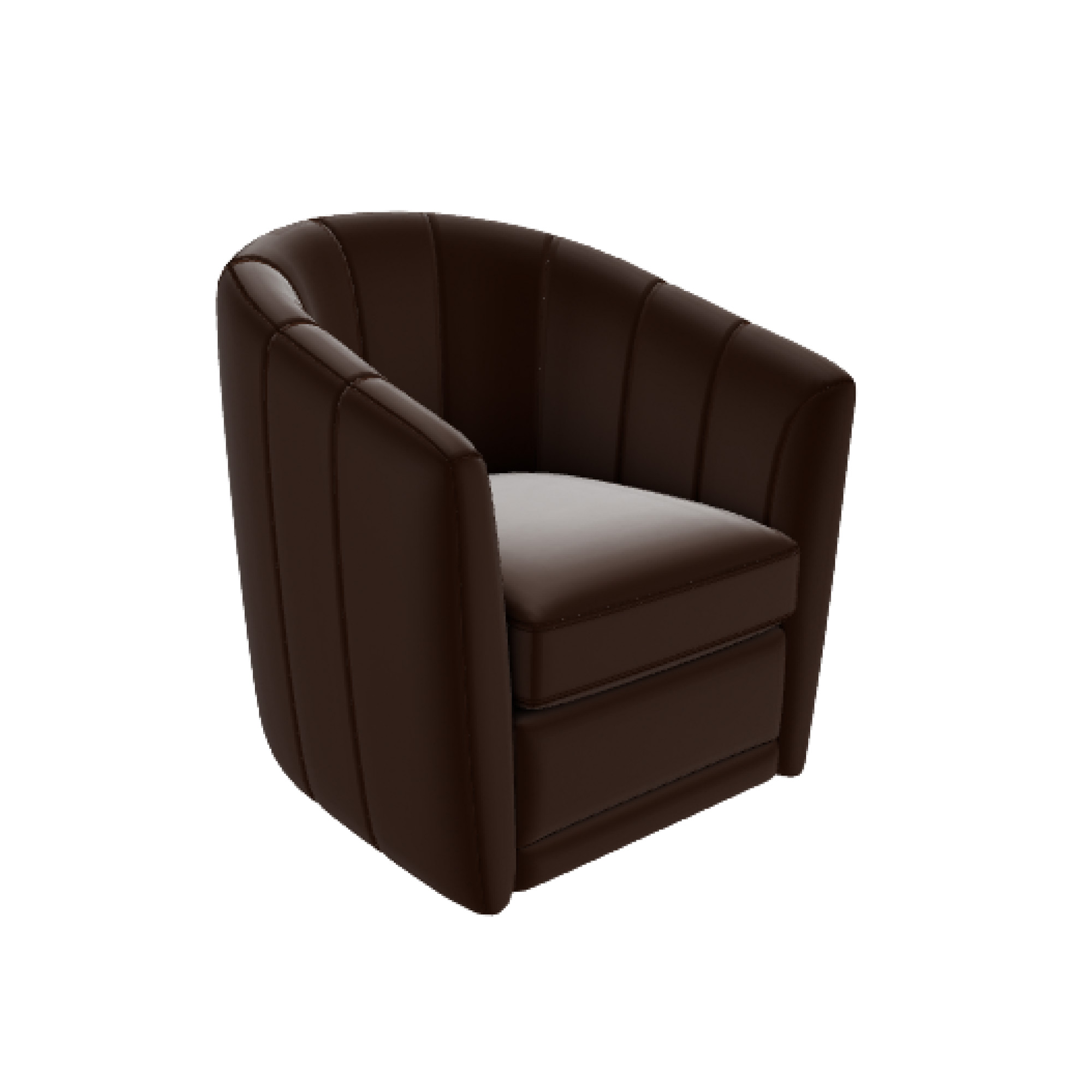 Natuzzi_Editions_Italian_Barrel_Chair_B596