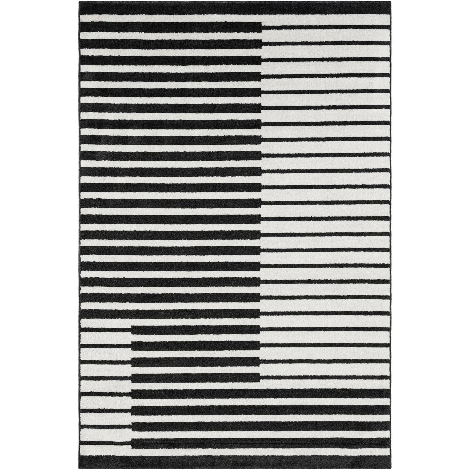 Unique_Loom_Norge_3204250_Black_Ivory_piano_rug