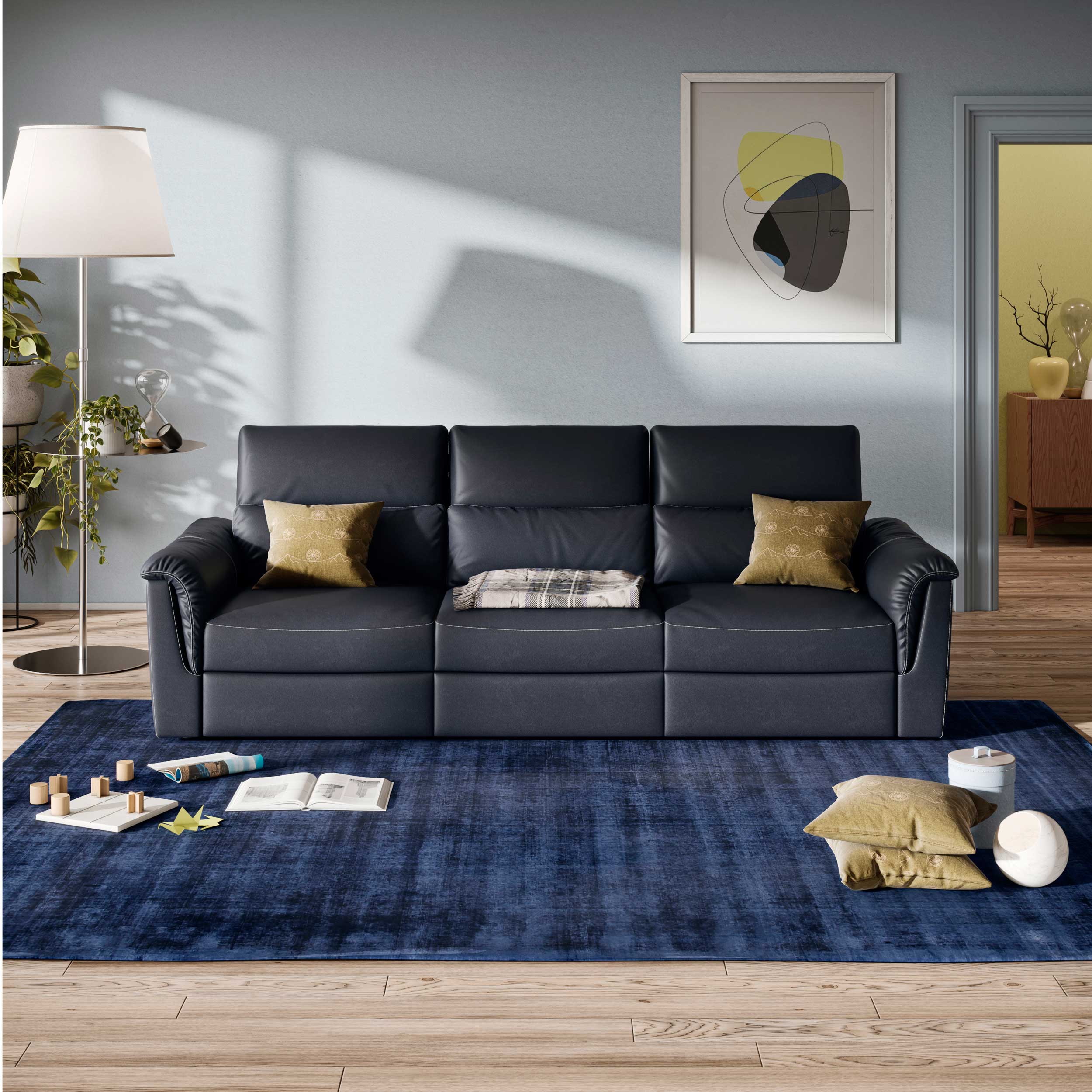 Natuzzi_C176_Triple_motion_Sofa