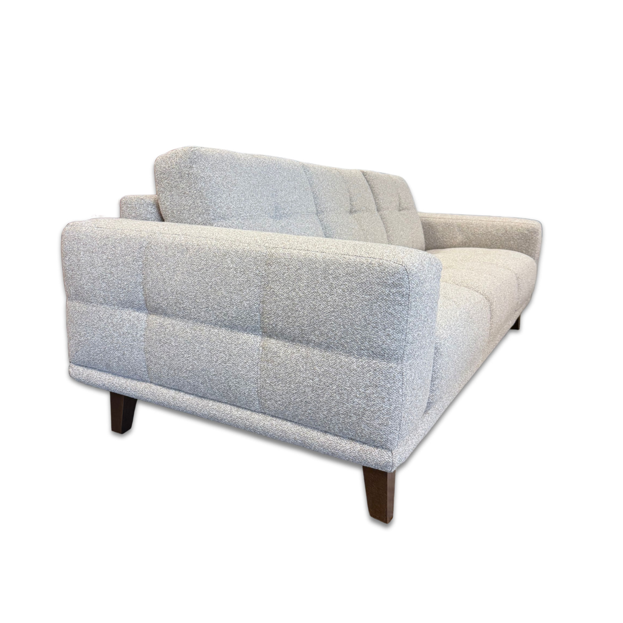 TOLEDO TUFTED FABRIC SOFA WITH WALNUT LEGS #1279 - Image 2