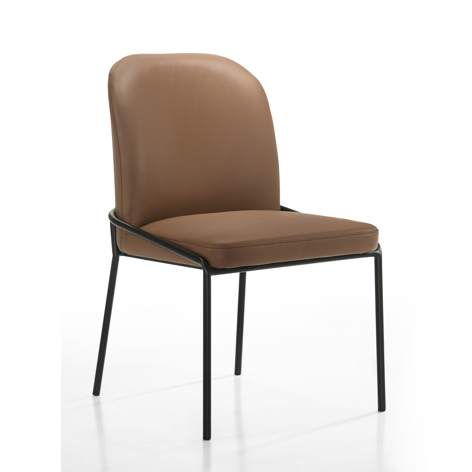 Kube_Imports_Leather_Lene_Chair_in_Cognac