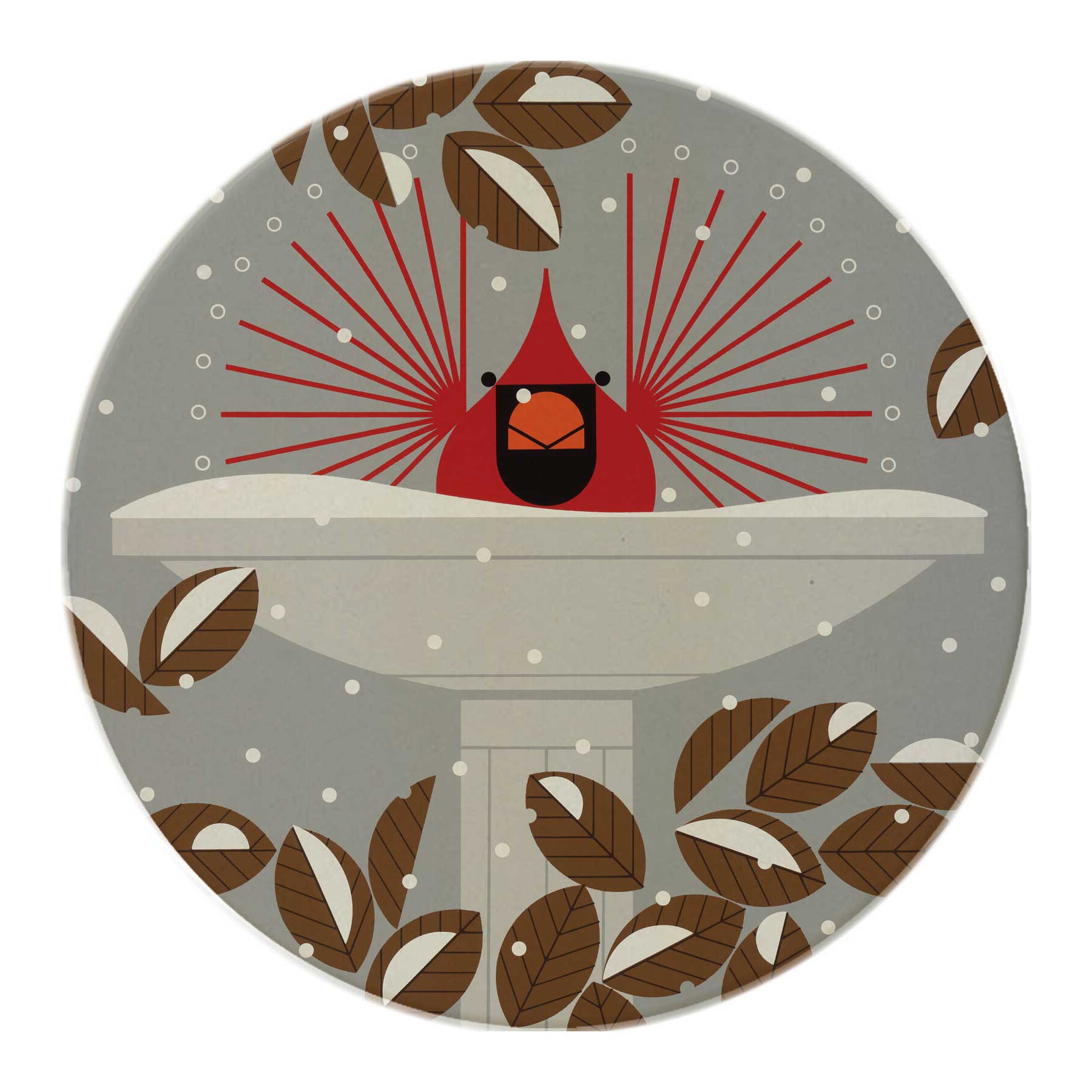 Charley_Harper_Brrrdbath_Cardinal_Trivet