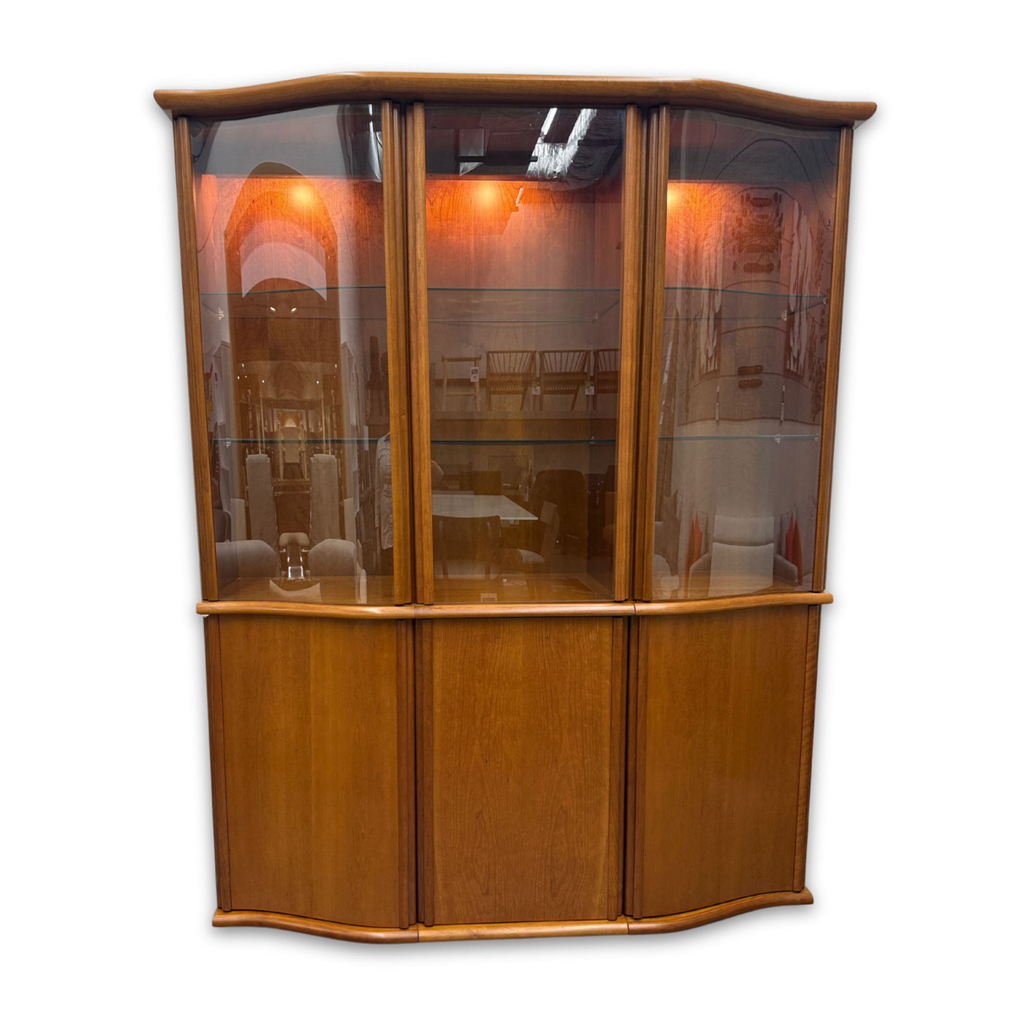 Skovby_Natural_Cherry_400_406_450_456_443_Buffet_with_Hutch