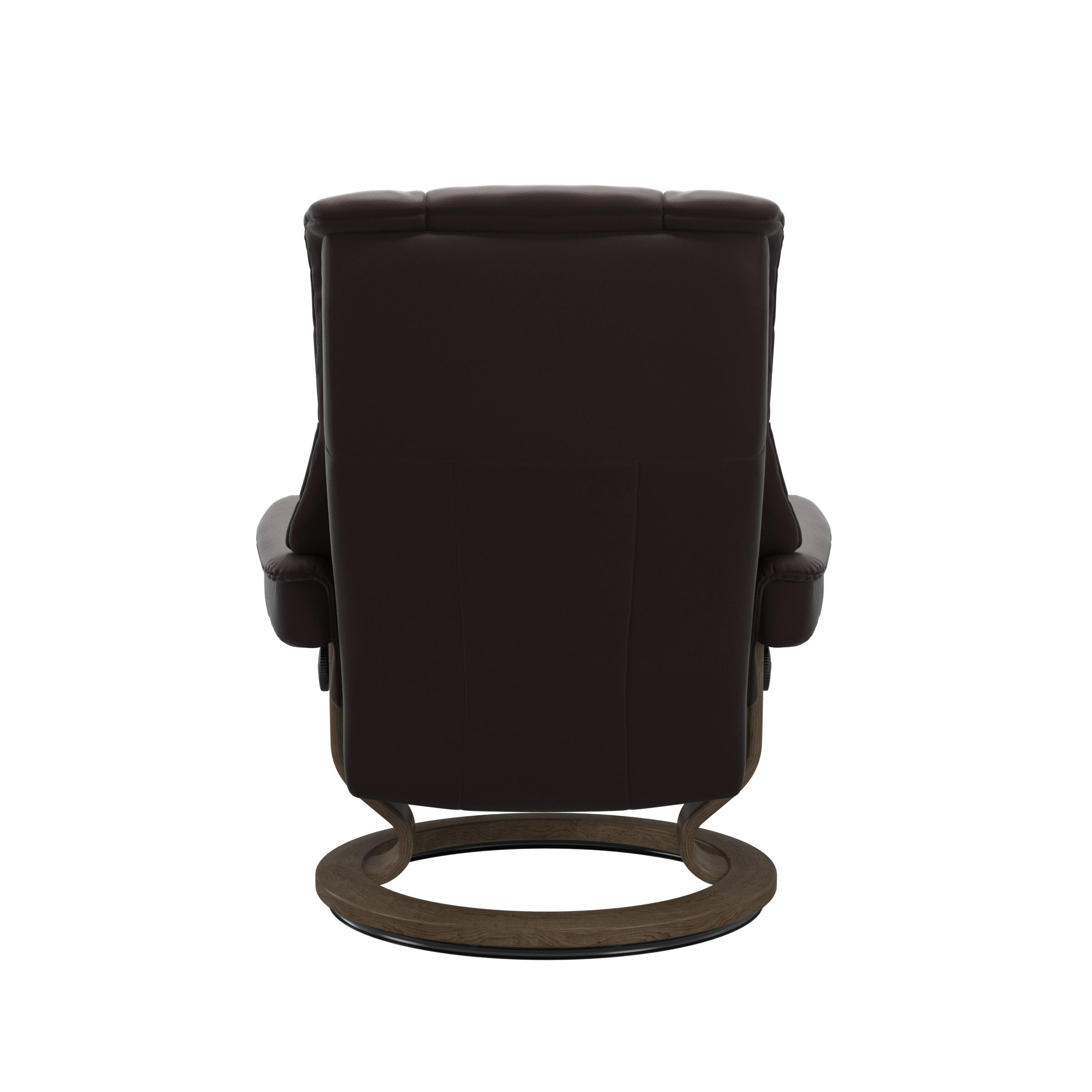 STRESSLESS MAYFAIR (S) CLASSIC RECLINER CHOCOLATE #181 - Image 4