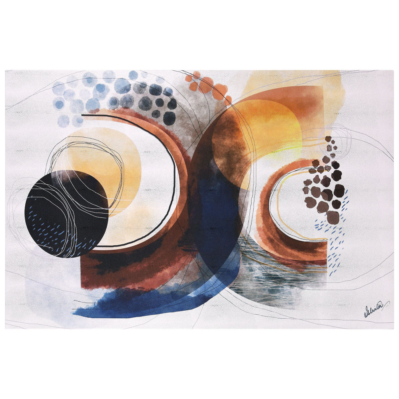 COLORFUL HARMONY II GALLERY WRAPPED ARTWORK - Image 3