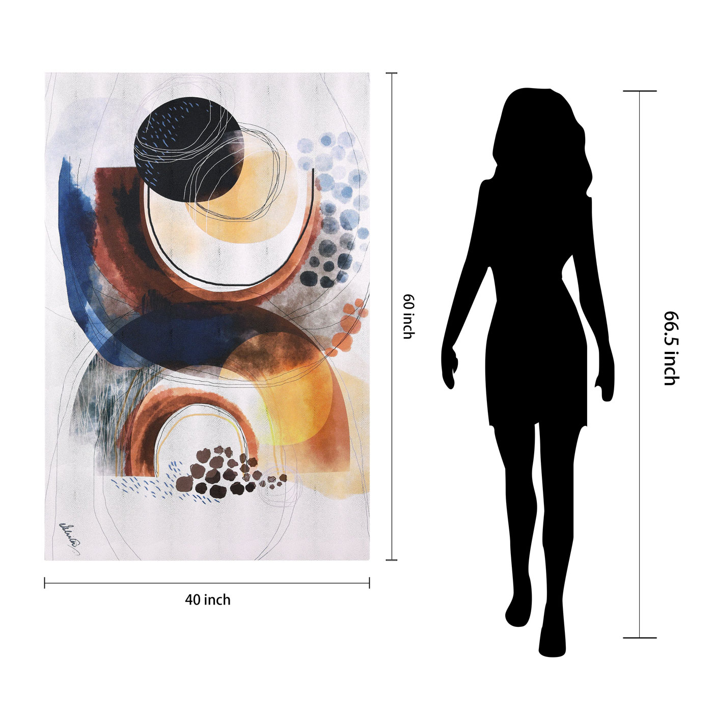 COLORFUL HARMONY II GALLERY WRAPPED ARTWORK - Image 8