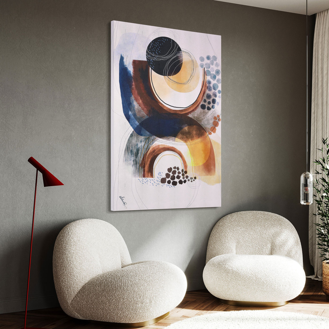 COLORFUL HARMONY II GALLERY WRAPPED ARTWORK - Image 6