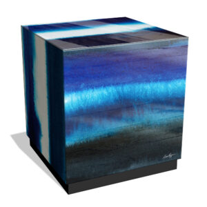 Empire_Art_Glass_Square_End_Table_Blue_Run_off