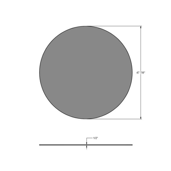 GEMMA ROUND DINING TABLE 48" #750 - Image 5