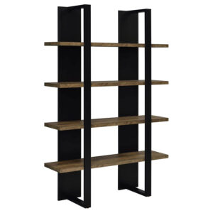 Coaster_882036_black_wlanut_open_back_bookcase