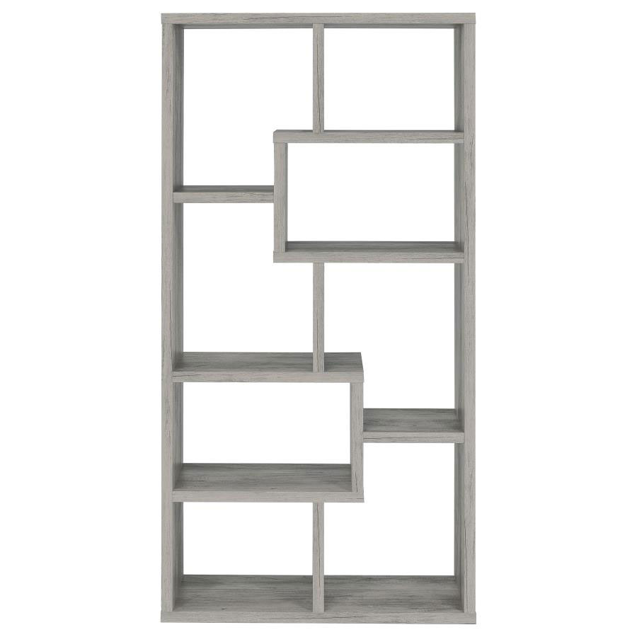 8/CUBICLE OPEN BOOKCASE DRIFTWOOD GREY - Image 3