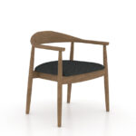 Canadel_Downtown_5191_arm_chair_with_upholstered_seat