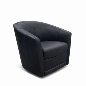Natuzzi_Editions_B596_Navy_blue_leather_chair